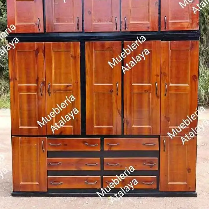 Roperos de pino 2,00 x 2,35 con espejo o sin Elegí el color y lo pintamos Envíos a domicilio