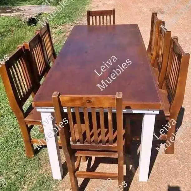 ¡Sorprendé a mamá en su día! Juegos de comedor de pino, ideales para renovar tu hogar y