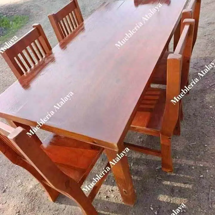 ¡Sorprendé a mamá en su día! Juegos de comedor de pino, ideales para renovar tu hogar y