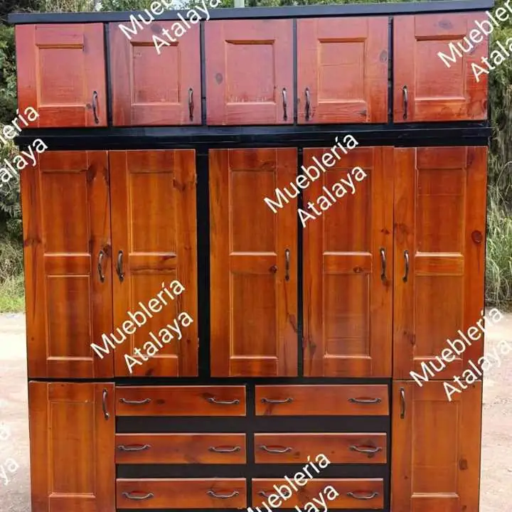 Roperos de pino 2,00 x 2,35 con espejo o sin Elegí el color y lo pintamos Envíos a