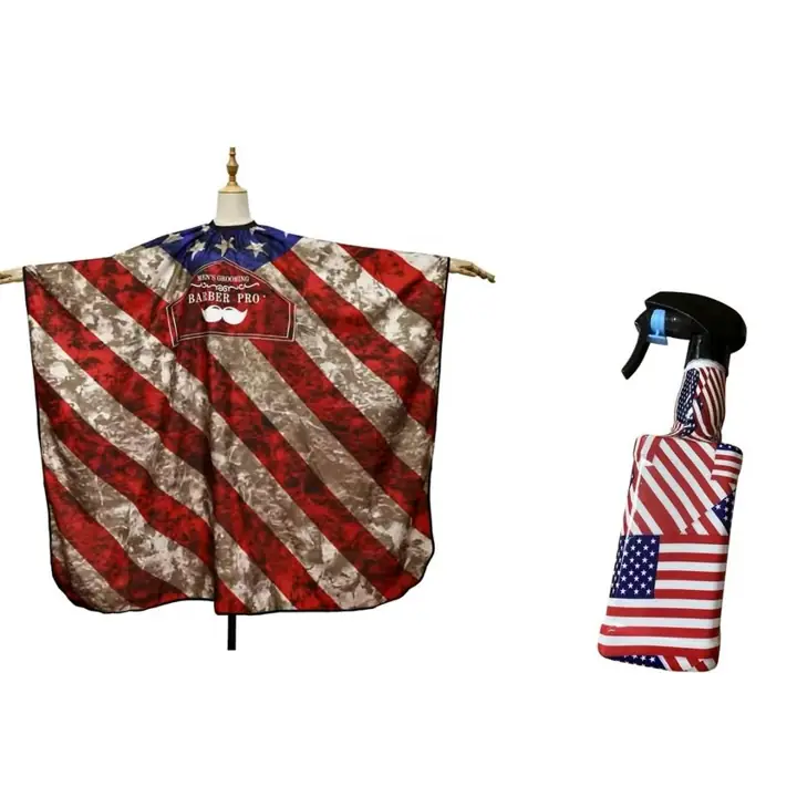 Kit Capa de peluquería Barbería + Rociador