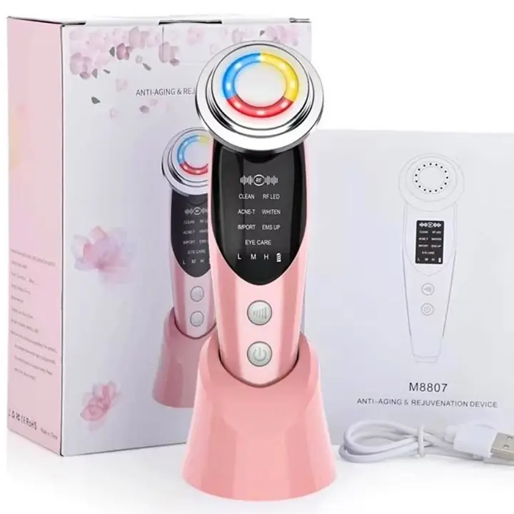 Masajeador Facial Radiofrecuencia 7 en 1