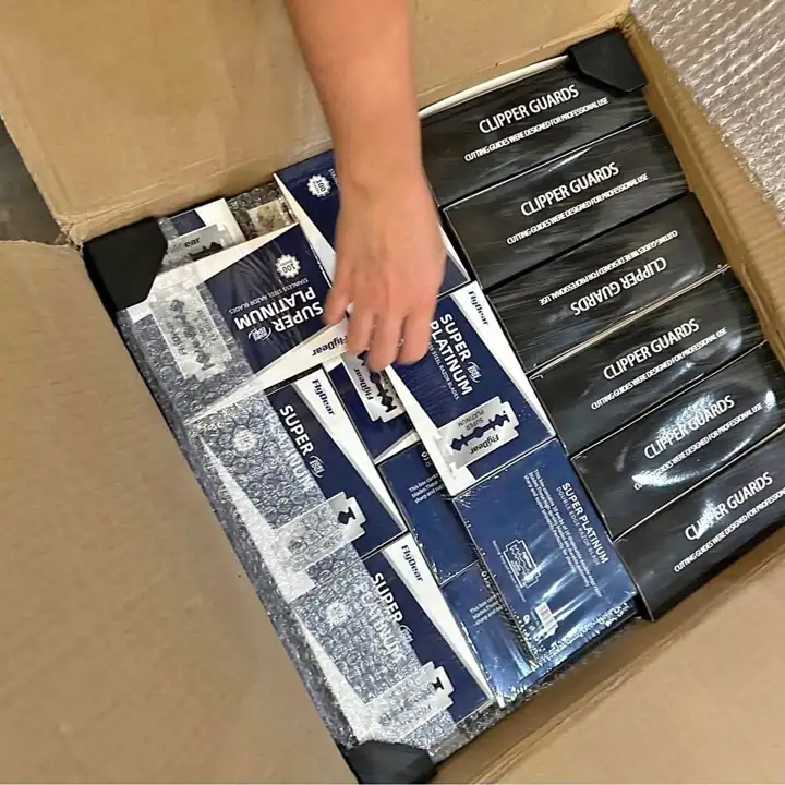 Filos para navajas Premium Acero inoxidable x 10