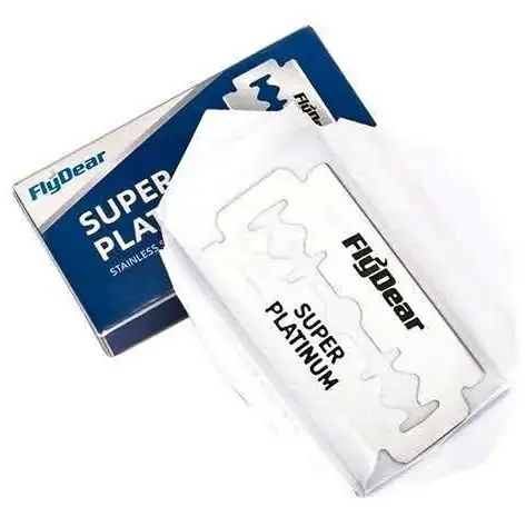 Filos para navaja doble filo Flydear Platinium x 100 unidades
