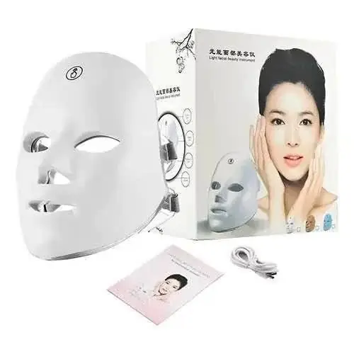 Máscara led facial Fototerapia 7 en 1
