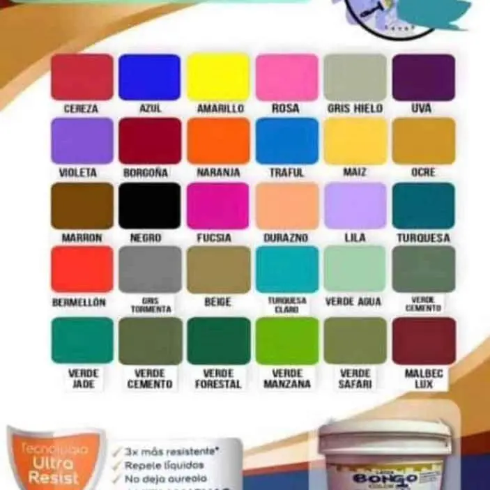 Imperdible pintura latex acrílico interior exterior más de 25 colores en stock