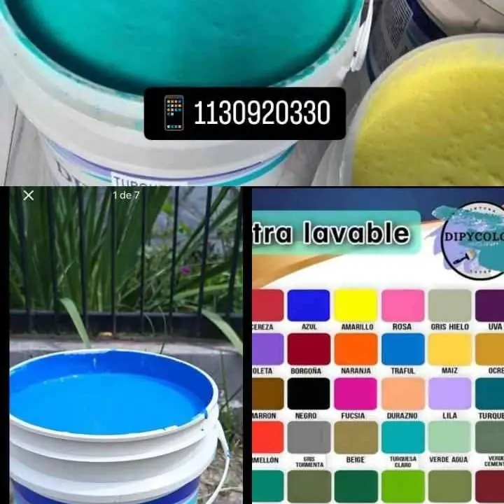 Pinturas directo de fabrica latex acrílico x 10 LTS $18 mil sii $18 mil