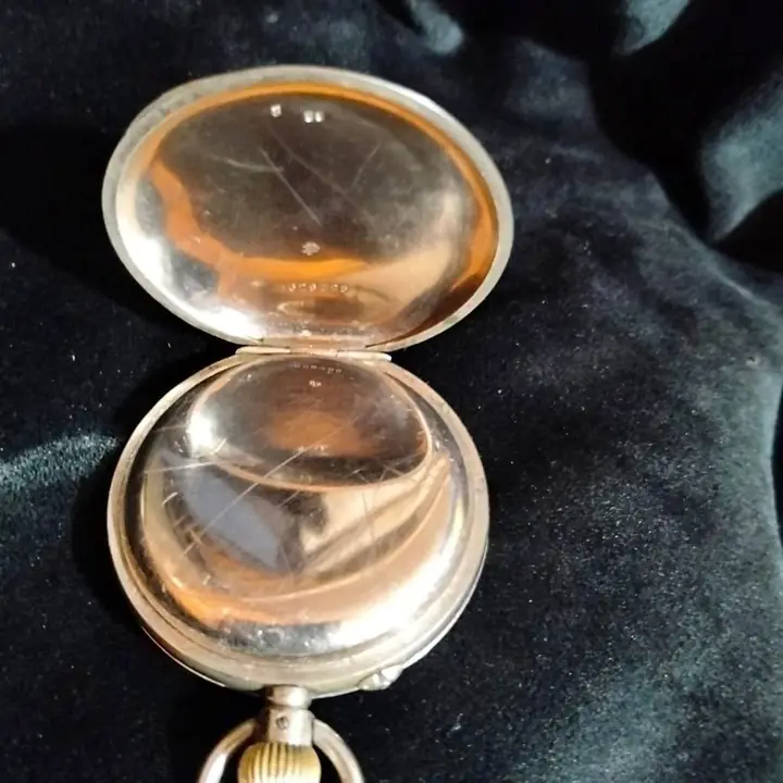 Reloj bolsillo antiguo Longines plata