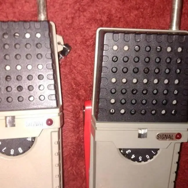 Walkie talkie antiguos de los 80
