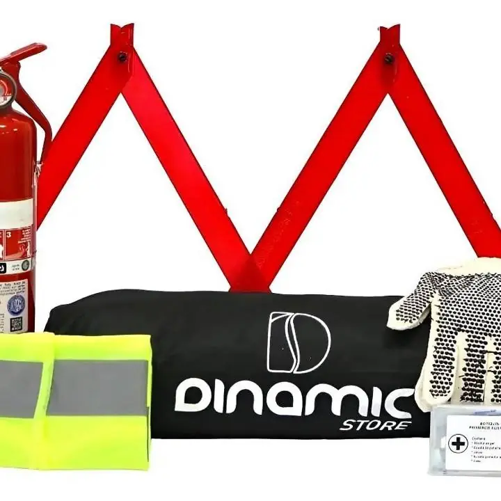Kit Seguridad Emergencia Auto 6 en 1 Matafuego Especial Vtv