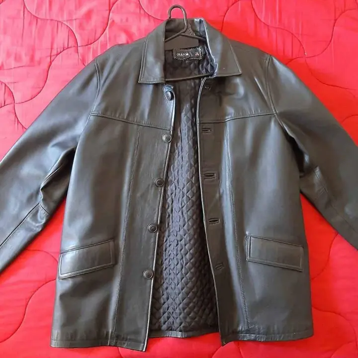 Campera crayon 100% cuero
