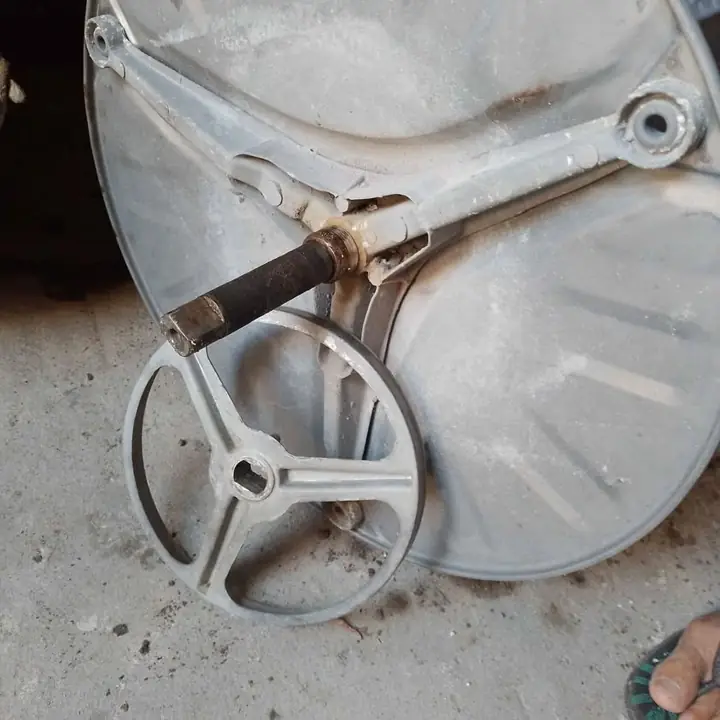 Tambor y eje soporte lavarropa
