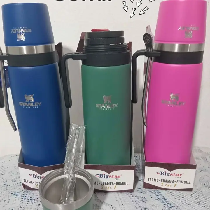 Termo + mate + bombilla