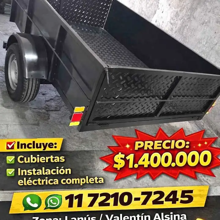 Trailer batan para carga!