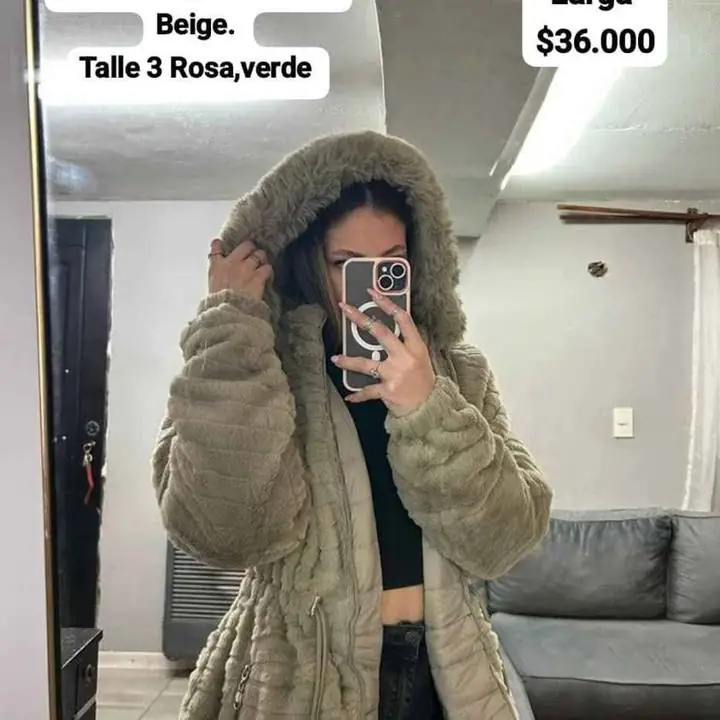 Campera Larga Reversible