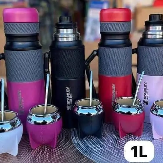 Termo contigo 1L + mate + bombilla
