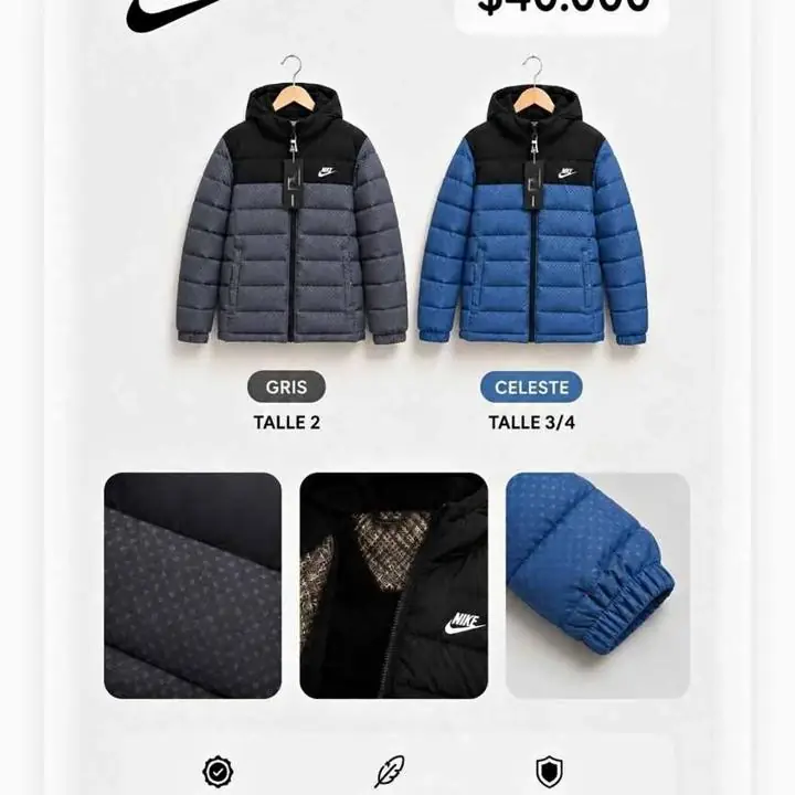 Campera de hombre con termico