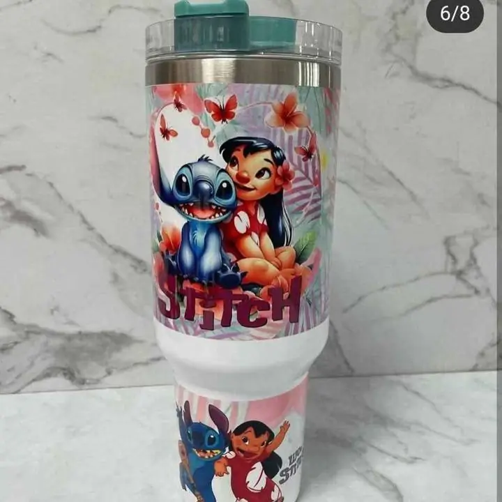 Vasos stich, kuromi, capibara sublimados