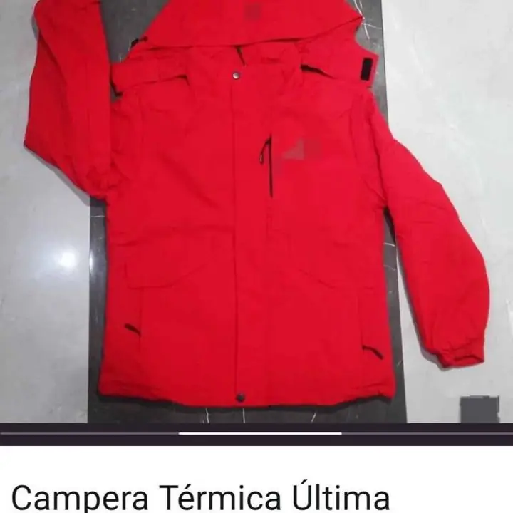 Campera térmica roja talle 2 nueva es la última