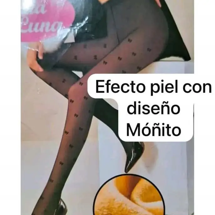 Medias pantys Pantis símil piel