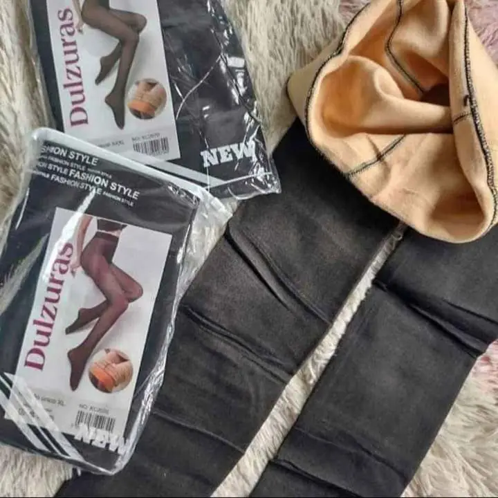 Medias panty con piel Tendencia otoño/invierno Super abrigadas con la piel adentro 8900