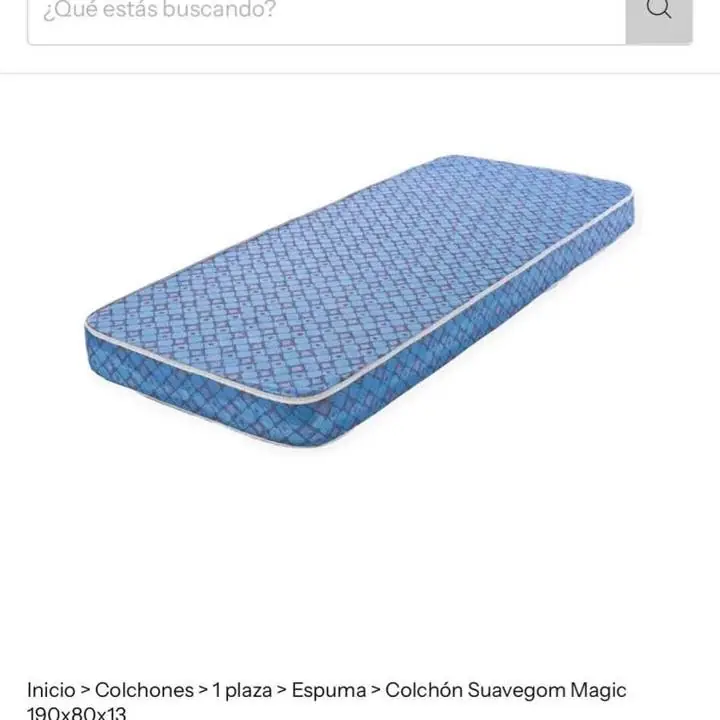 $67000 Colchon suavegom 1 plaza abonas cuando te llega