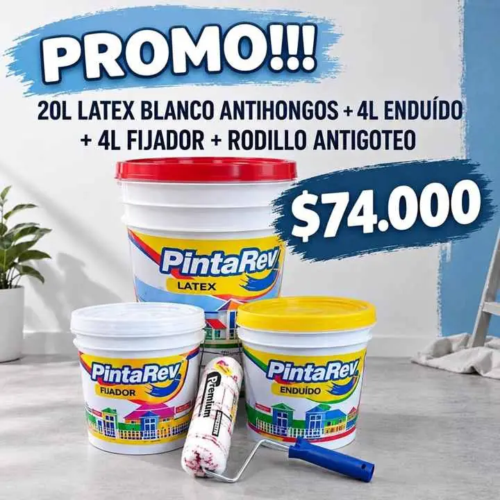 Combo para pintar todo de fábrica