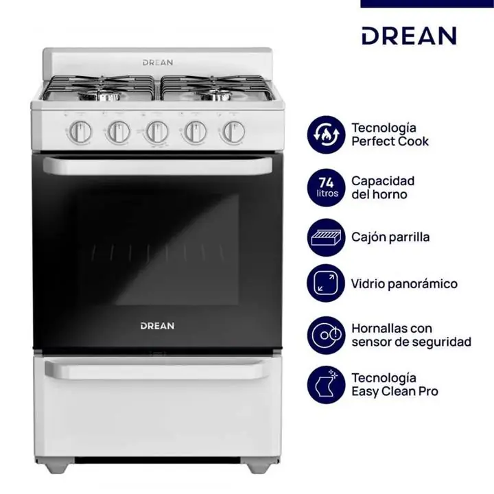 Cocinas nuevas marcas drean, philco o peabody garantía de marca y a pagar con requisitos minimos