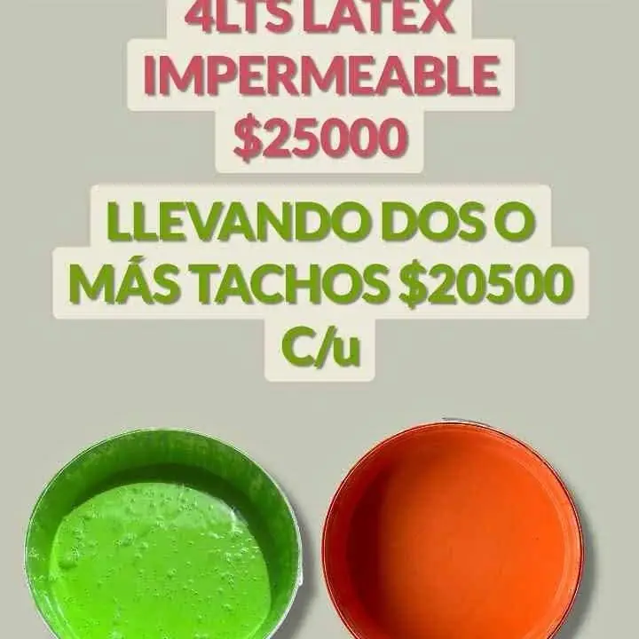 4l pintura antihongos la interior-exterior de color $18500 envios a domicilio todo de fábrica
