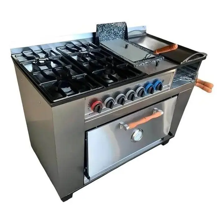 Cocina Industrial Multigas 4 hornallas nuevo con garantía