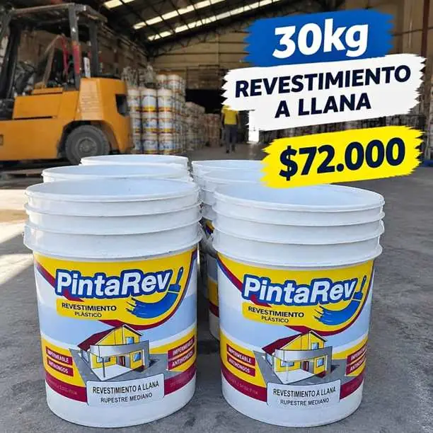Revestimiento símil tarquini 30kg $72.000 a rodillo o llana