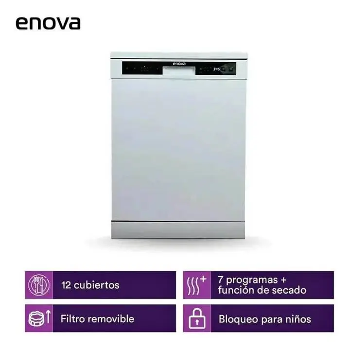 Lavavajillas Enova nuevo con garantía a pagar envíos