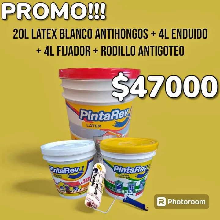 Promos y descuentos en latex y mas productos directo de fabrica, envios a domicilio