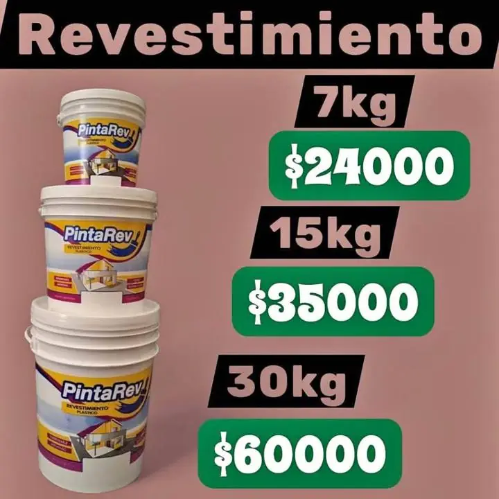 Revestimiento a rodillo o llana, latex antihongos, enduido plastico y mas