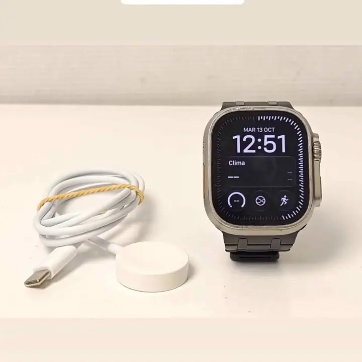 Apple watch Ultra 2 100% bat con malla premium magnética