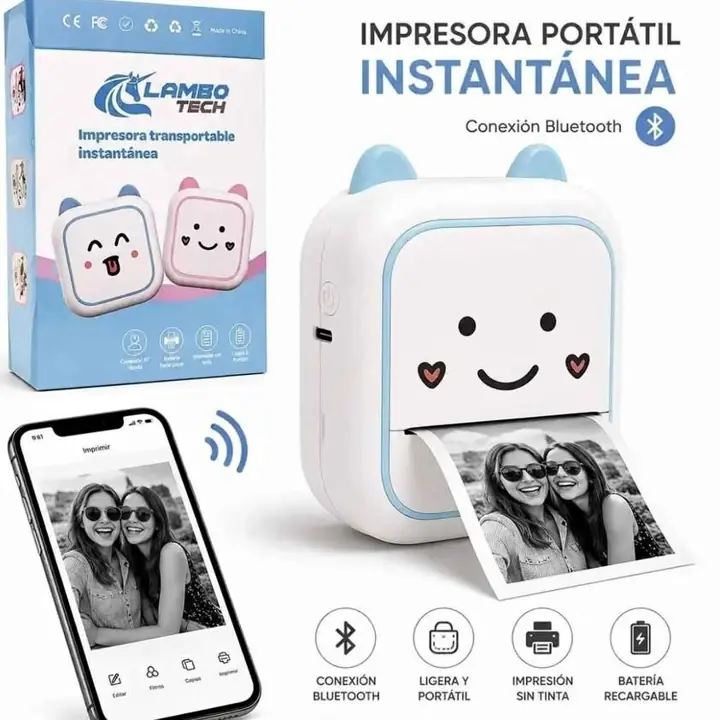 Impresora portátil instantánea