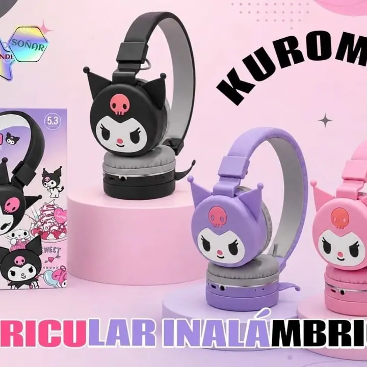 Auriculares ibalambricos kuromi