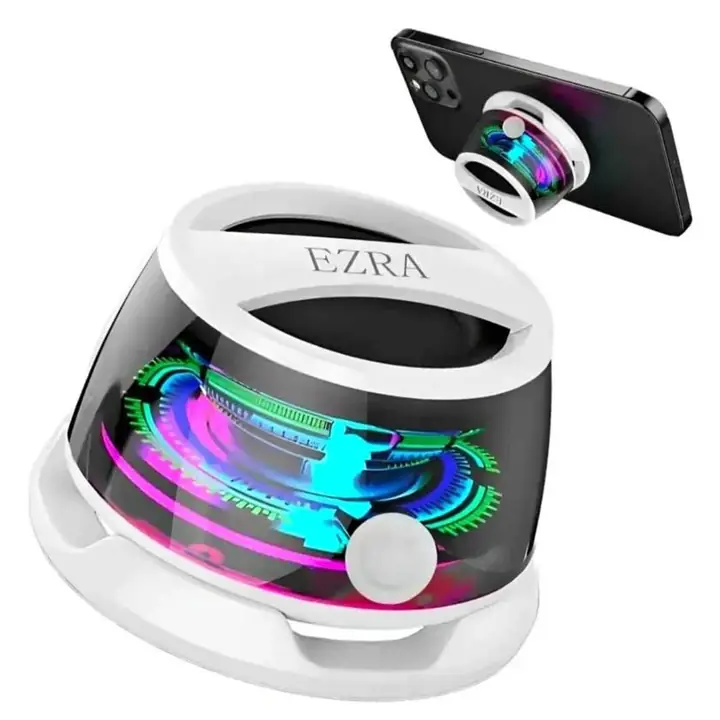 Mini parlante bluetooth magnético ezra con luces RGB