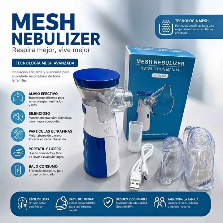 Nebulizador Portátil Mesh