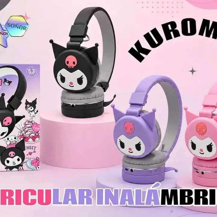 Auriculares inalambricos kuromi