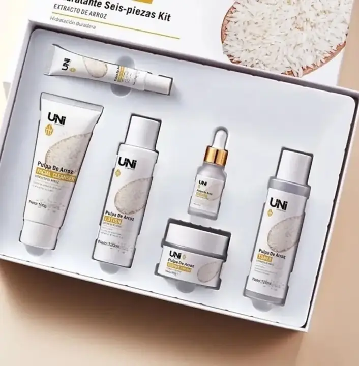Kit uni skincare completo arroz