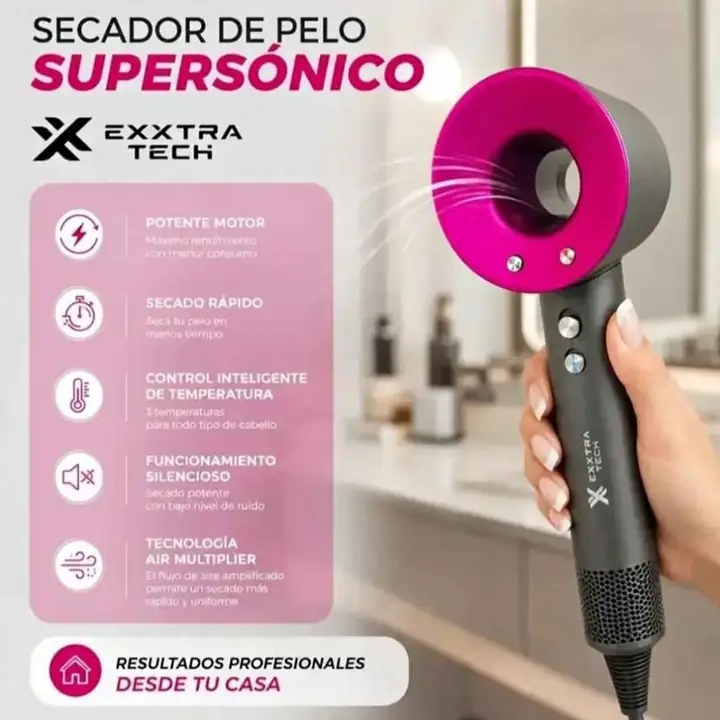 Secador de pelo estilo dyson estratech 1800W