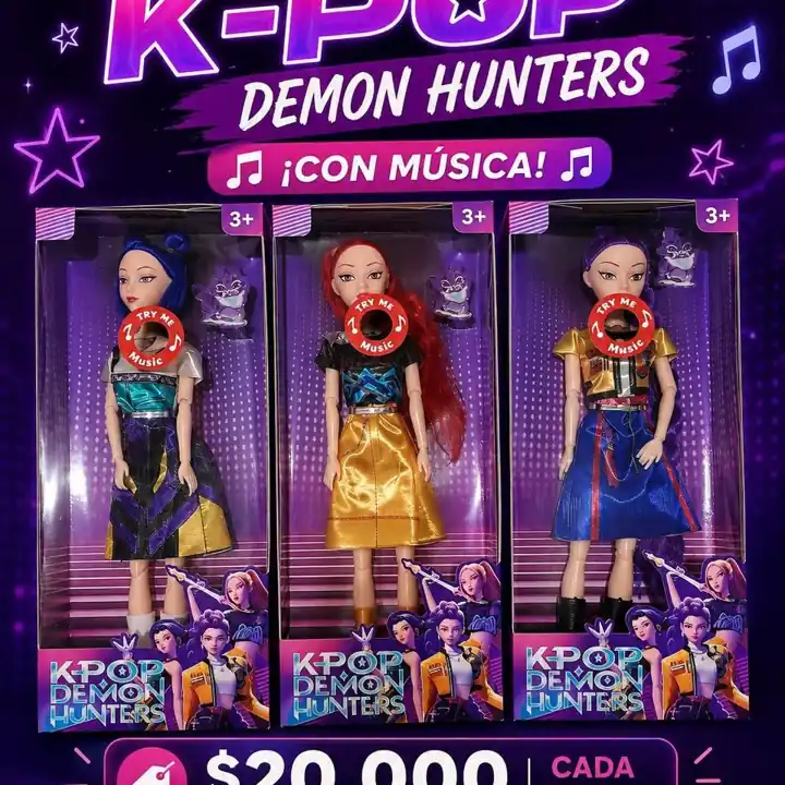Muñecas K-pop demon hunters