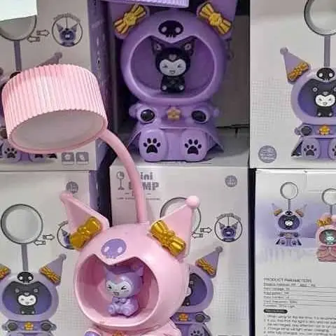 Lámpara Kuromi LED con USB Hermosa lámpara decorativa estilo Kuromi