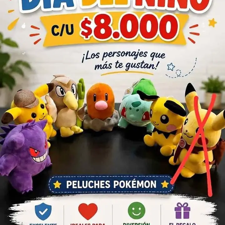Peluches pokemon
