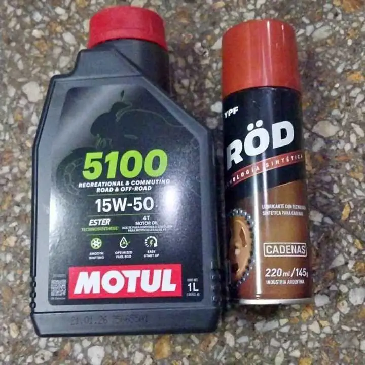 Aceite motel 5100 y aerosol de cadena