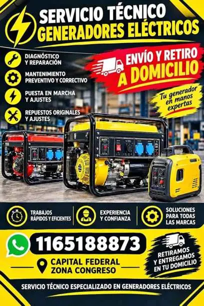 Servicio técnico de generadores eléctricos