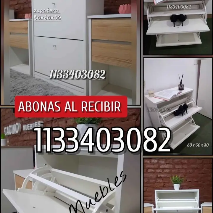 Botinero/zapatero (12PARES) abonas al recibir no pido seña