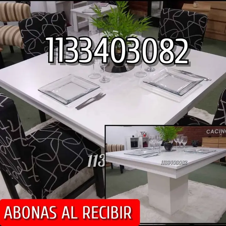 Combo mesa + sillas