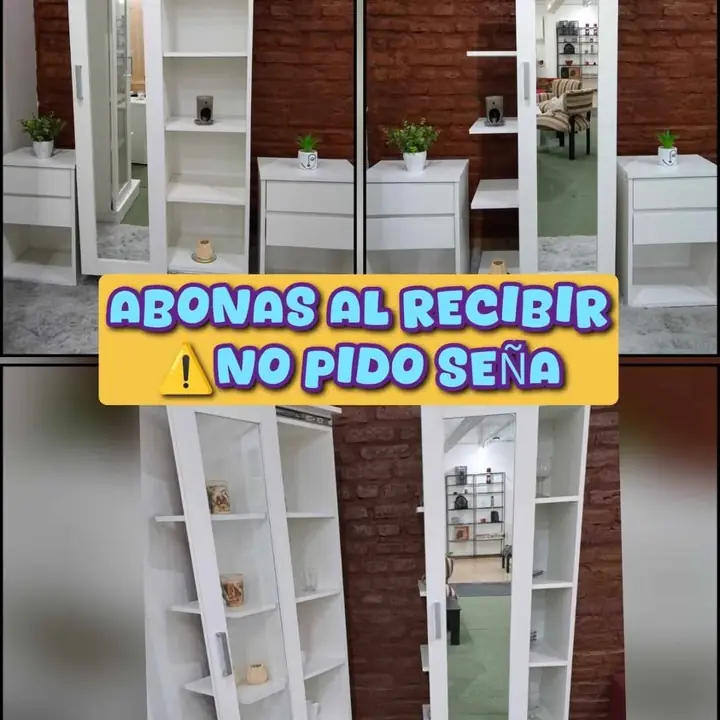 Zapatero/ organizador con vidrio o espejo envios gratis